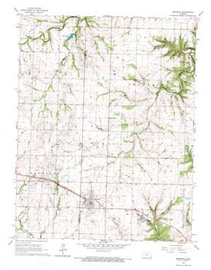 Bronson USGS topographic map 37095h1