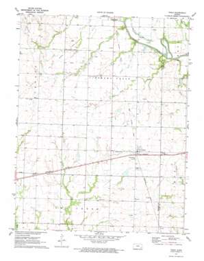 Piqua USGS topographic map 37095h5