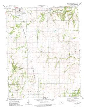 Severy South topo map