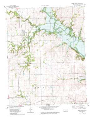 Severy North USGS topographic map 37096f2