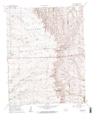 Rosalia USGS topographic map 37096g5
