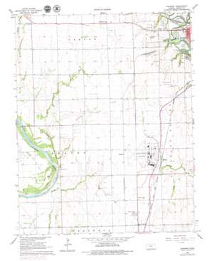 Hackney USGS topographic map 37097b1