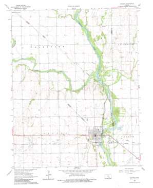 Oxford USGS topographic map 37097c2