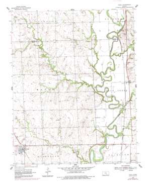Udall topo map