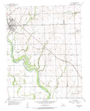 Mulvane USGS topographic map 37097d2
