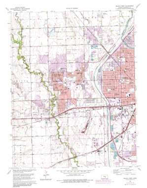 Wichita West topo map