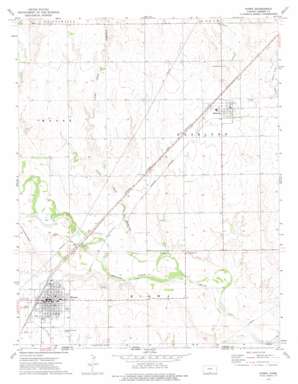 Kiowa USGS topographic map 37098a4