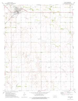 Attica USGS topographic map 37098b2