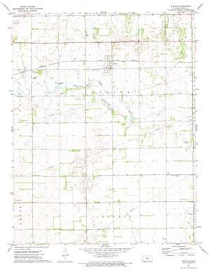 Plevna USGS topographic map 37098h3