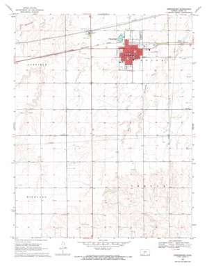 Greensburg USGS topographic map 37099e3