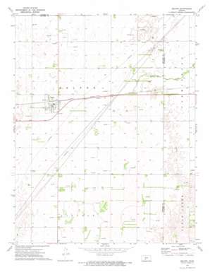 Belpre USGS topographic map 37099h1