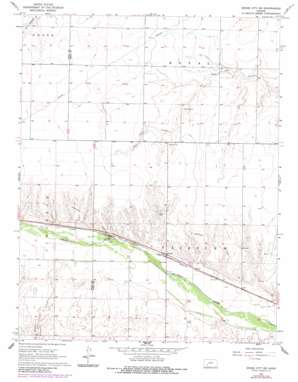 Dodge City Sw USGS topographic map 37100g2