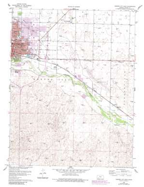Garden City East USGS topographic map 37100h7