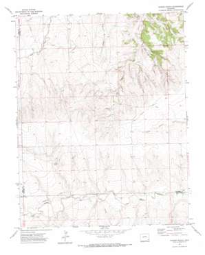 Hasser Ranch topo map