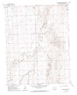 Durkee Creek Nw topo map