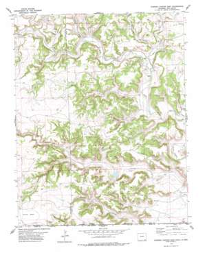 Furnish Canyon East topo map