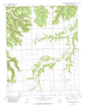Robbers Roost Canyon USGS topographic map 37103d3