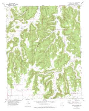 Icehouse Canyon USGS topographic map 37103d4
