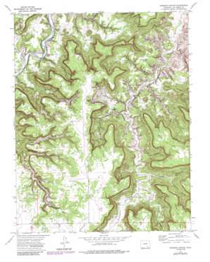 Johnson Canyon USGS topographic map 37103d6