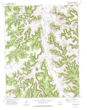 Lost Canyon USGS topographic map 37103e4