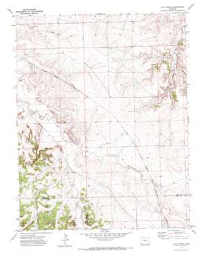 Clay Ranch topo map