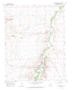Hackamore Ranch USGS topographic map 37103h3