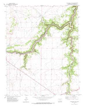 Purgatoire Canyon USGS topographic map 37104b1