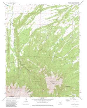 Spanish Peaks USGS topographic map 37104d8