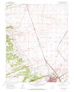 Walsenburg North USGS topographic map 37104f7