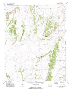 Hog Ranch Canyon USGS topographic map 37104h4