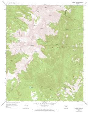 Culebra Peak USGS topographic map 37105a2