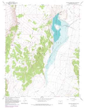 Sanchez Reservoir topo map