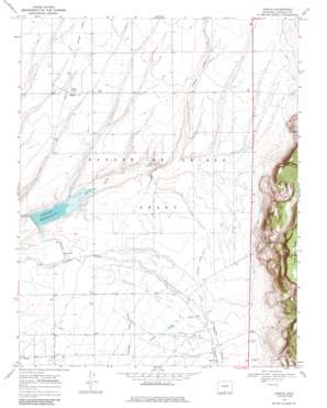 Costilla USGS topographic map 37105a5