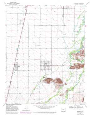 Manassa USGS topographic map 37105b8