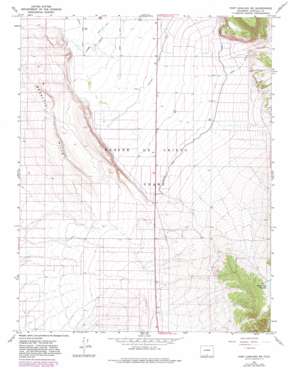 Fort Garland Sw topo map
