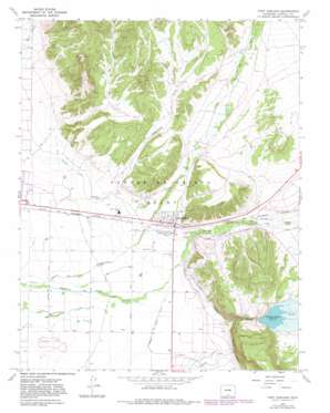 Fort Garland topo map