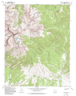 Blanca Peak topo map