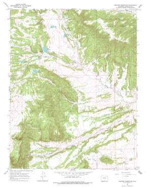 Creager Reservoir USGS topographic map 37105g3