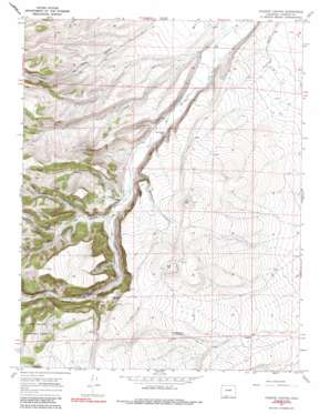 Vicente Canyon USGS topographic map 37106b2