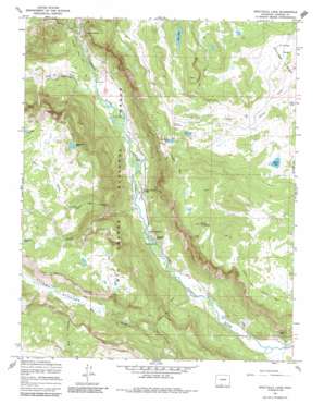 Spectacle Lake topo map