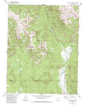 Saddle Mountain USGS topographic map 37106d8