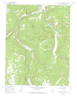 Beaver Creek Reservoir USGS topographic map 37106e6