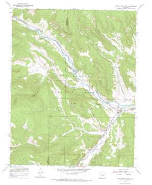 South Fork West topo map