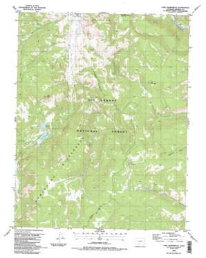 Lake Humphreys USGS topographic map 37106f7