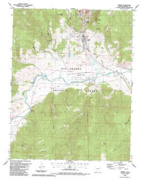 Creede USGS topographic map 37106g8