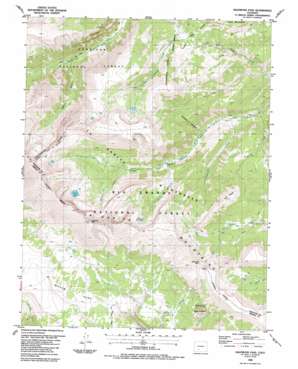 Halfmoon Pass USGS topographic map 37106h7