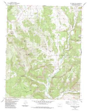 Oakbrush Hill USGS topographic map 37107b1