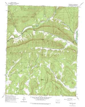 Rules Hill topo map