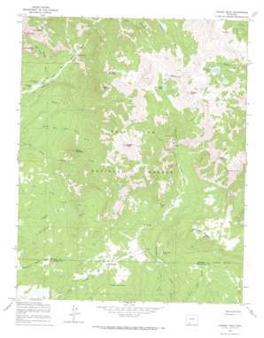 Pagosa Peak USGS topographic map 37107d1