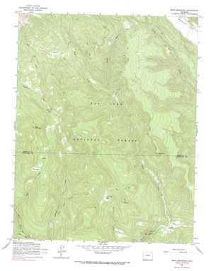 Bear Mountain topo map